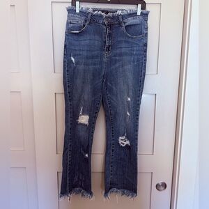Risen Distressed Blue Women's Jeans
